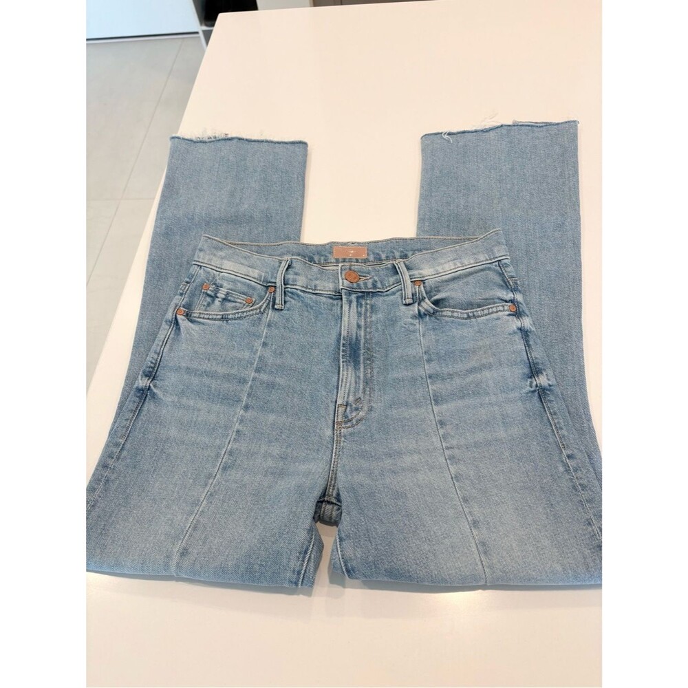 MOTHER the Inside Crop Pointy Fray Lets get it together denim jeans size 28